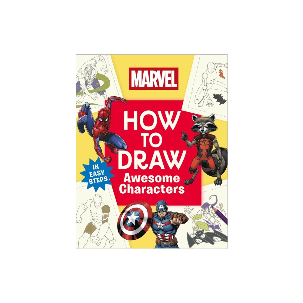 Dorling Kindersley Ltd Marvel How to Draw Awesome Characters (häftad, eng)