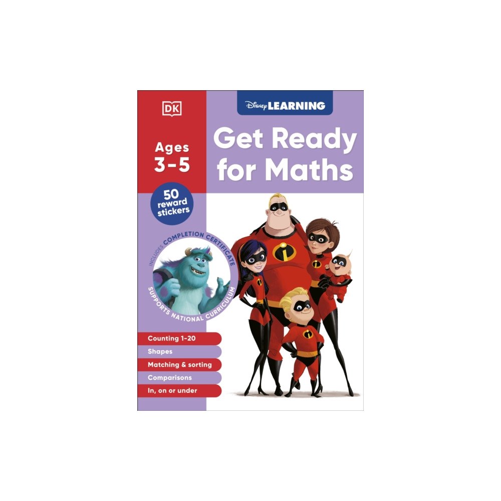 Dorling Kindersley Ltd Disney Learning Get Ready for Maths (Ages 3-5) (häftad, eng)