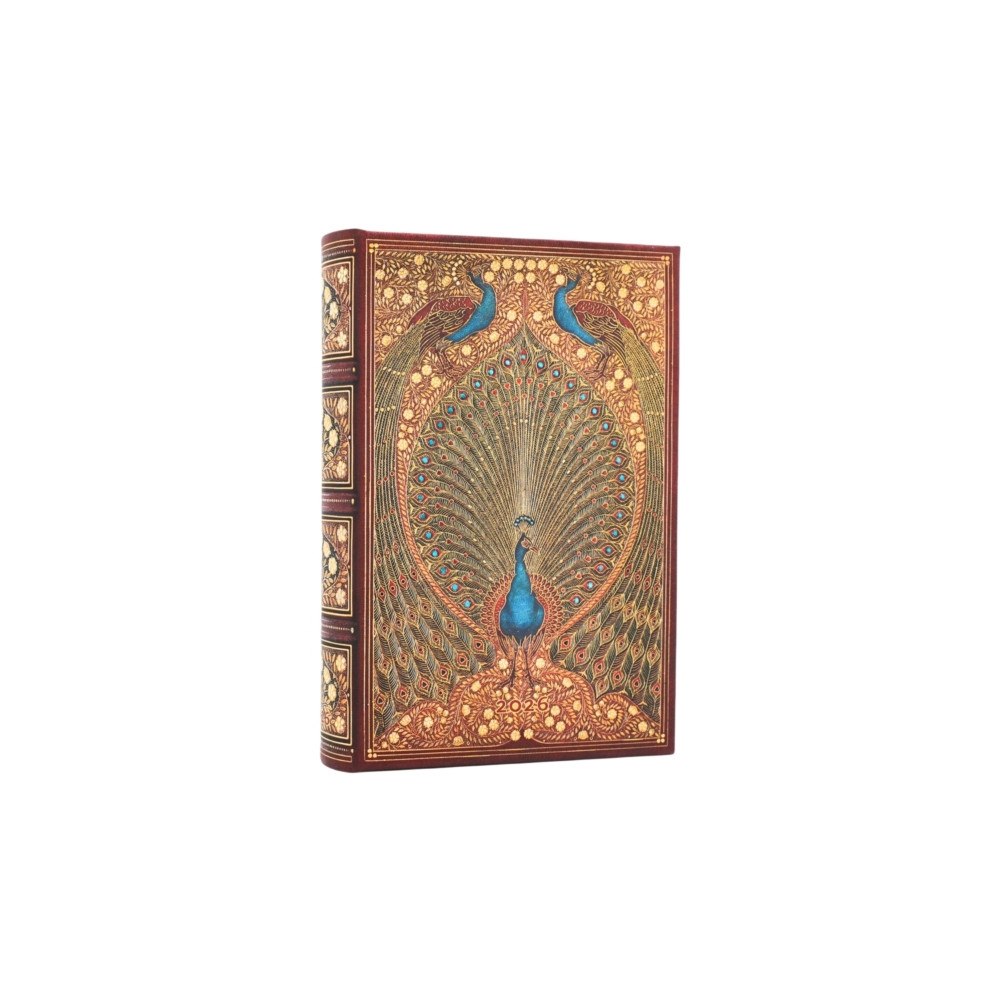 Little, Brown Book Group 2026 Hafiz's Peacocks (Sangorski & Sutcliffe) Mini 12-month Day-at-a-Time Hardcover Flexi Dayplanner 2026 (Elastic Band...