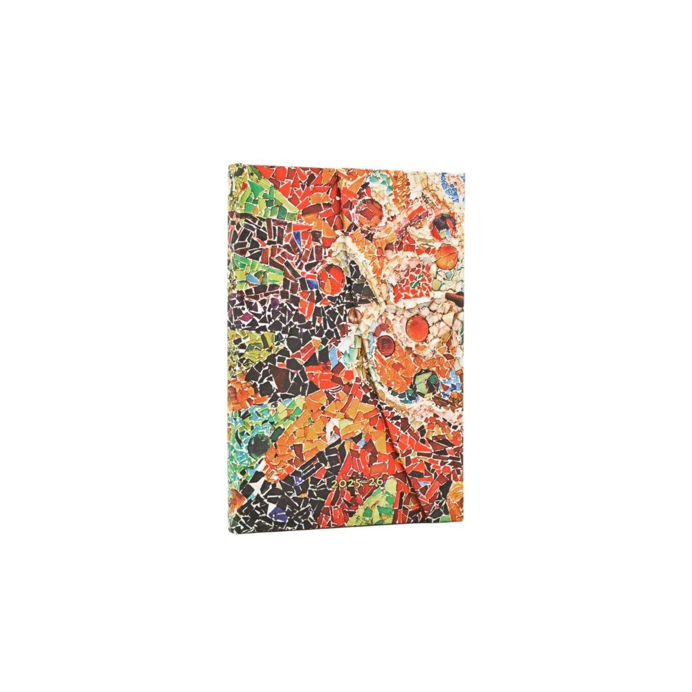 Little, Brown Book Group 2026 Gaudi's Sun (Gaudi’s Mosaics) Mini 18-month Horizontal Hardcover Flexi Dayplanner 2025-2026 (Wrap Closure) (inbunde...
