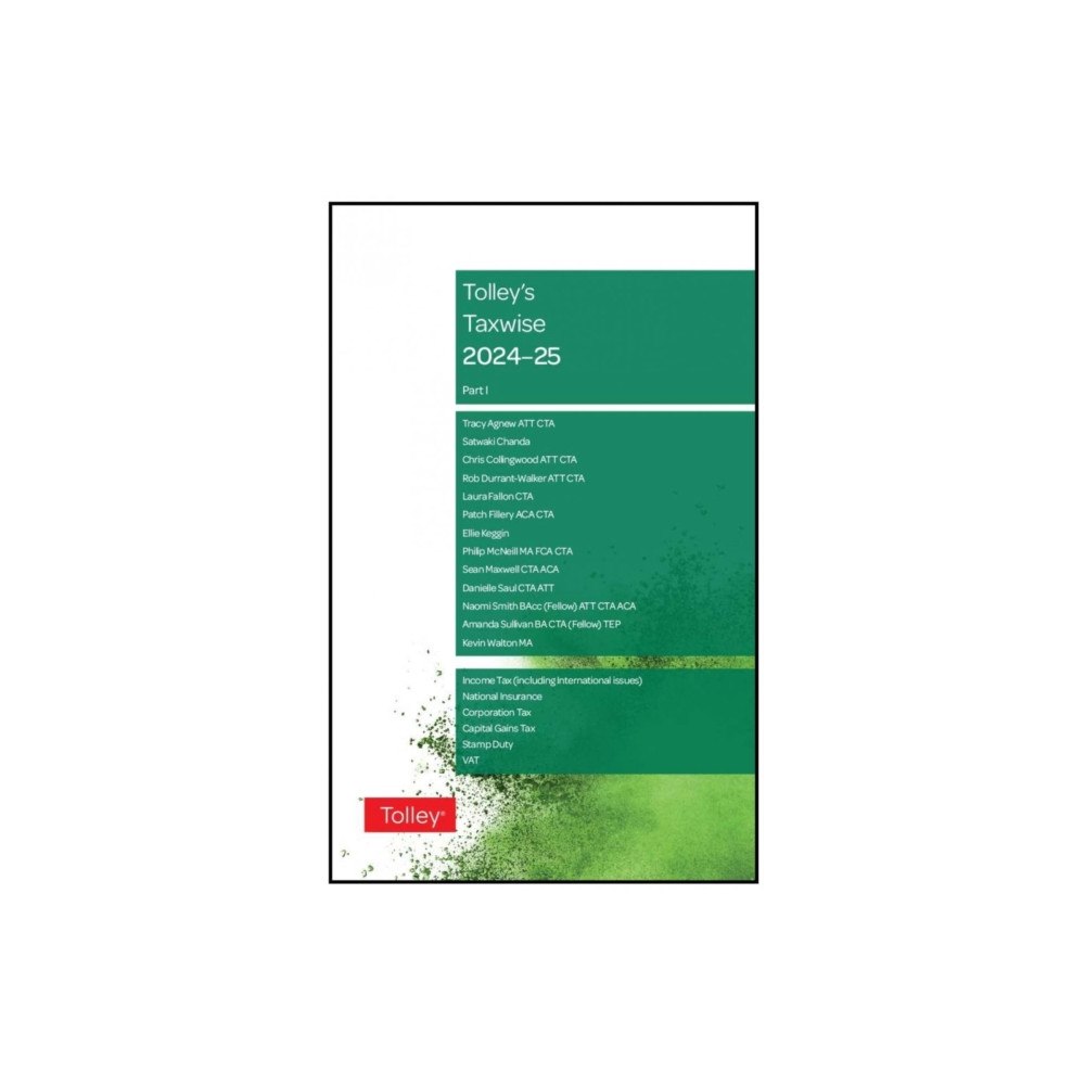 LexisNexis Tolley's Taxwise I 2024-25 (häftad, eng)