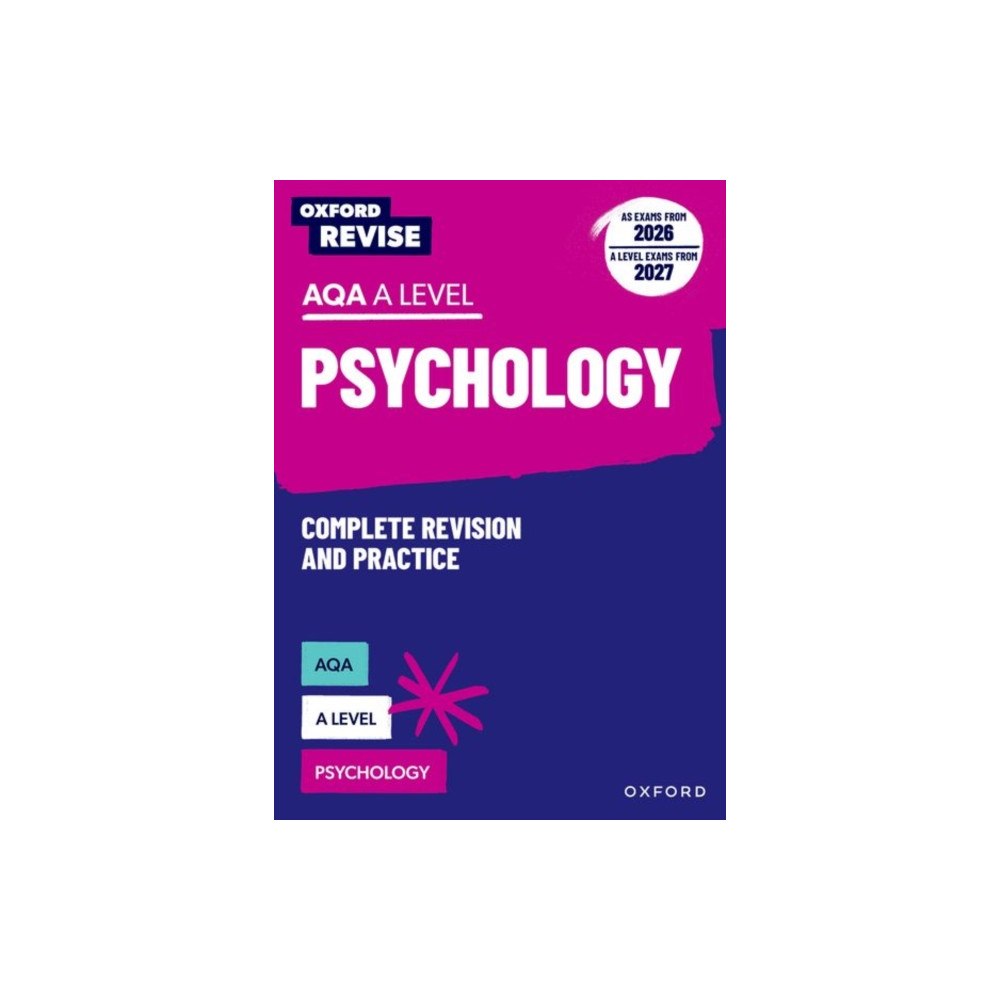 Oxford University Press Oxford Revise: AQA A Level Psychology (AS exams from 2026; A Level exams from 2027) (häftad, eng)