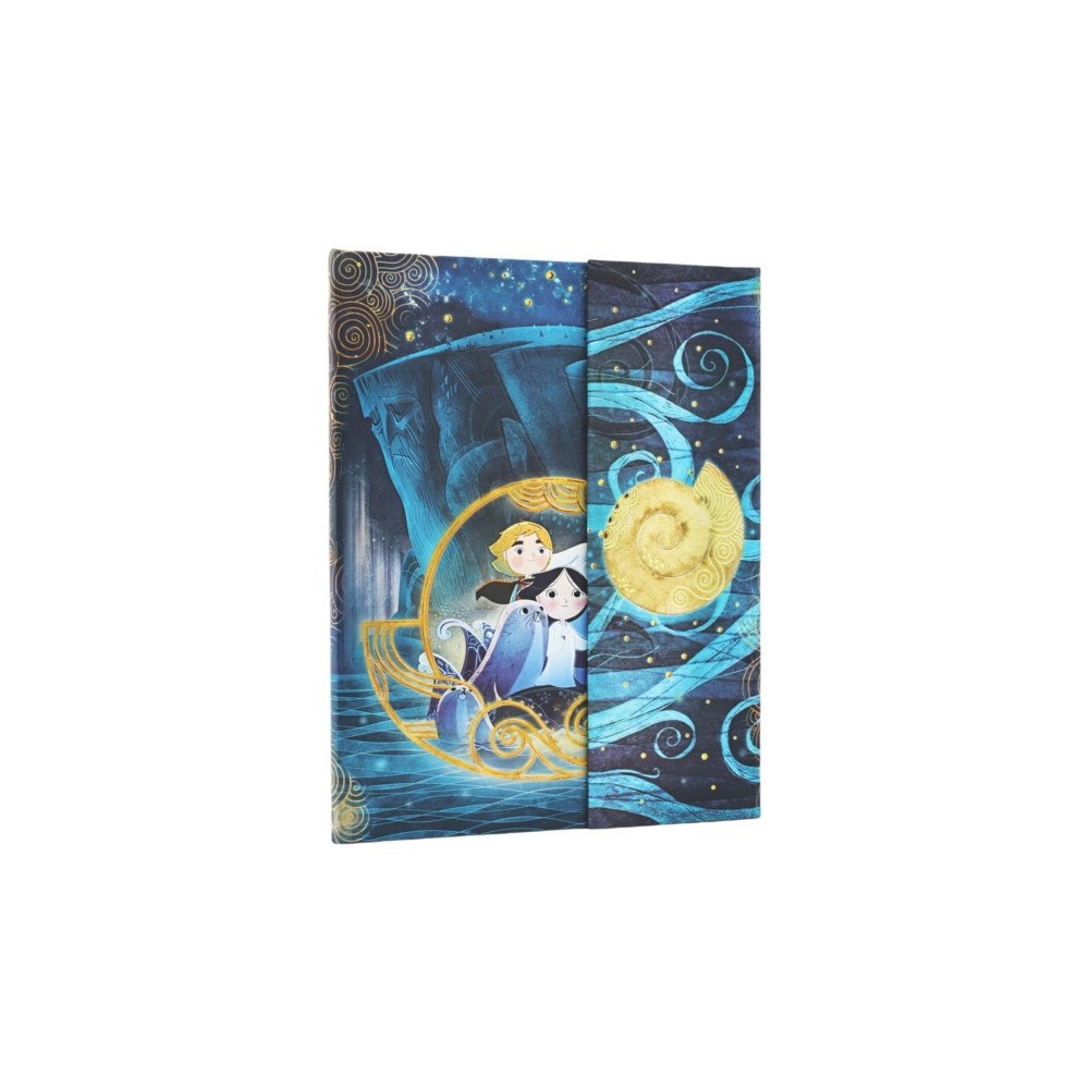 paperblanks Song of the Sea (Irish Folklore Trilogy) Ultra Lined Hardcover Journal (Wrap Closure) (inbunden, eng)