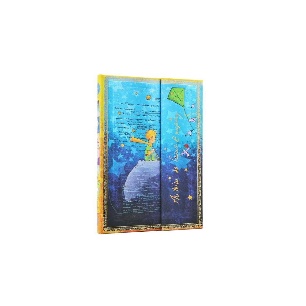paperblanks Saint-Exupery, The Little Prince (Embellished Manuscripts Collection) Midi Unlined Hardcover Journal (Wrap Closure) (inb...