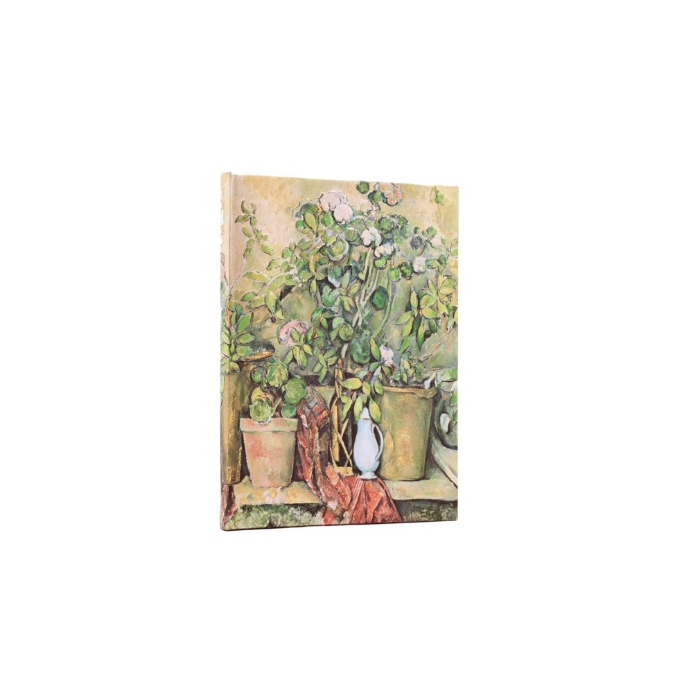 paperblanks Cezanne’s Terracotta Pots and Flowers Midi Address Book (Elastic Band Closure) (inbunden, eng)