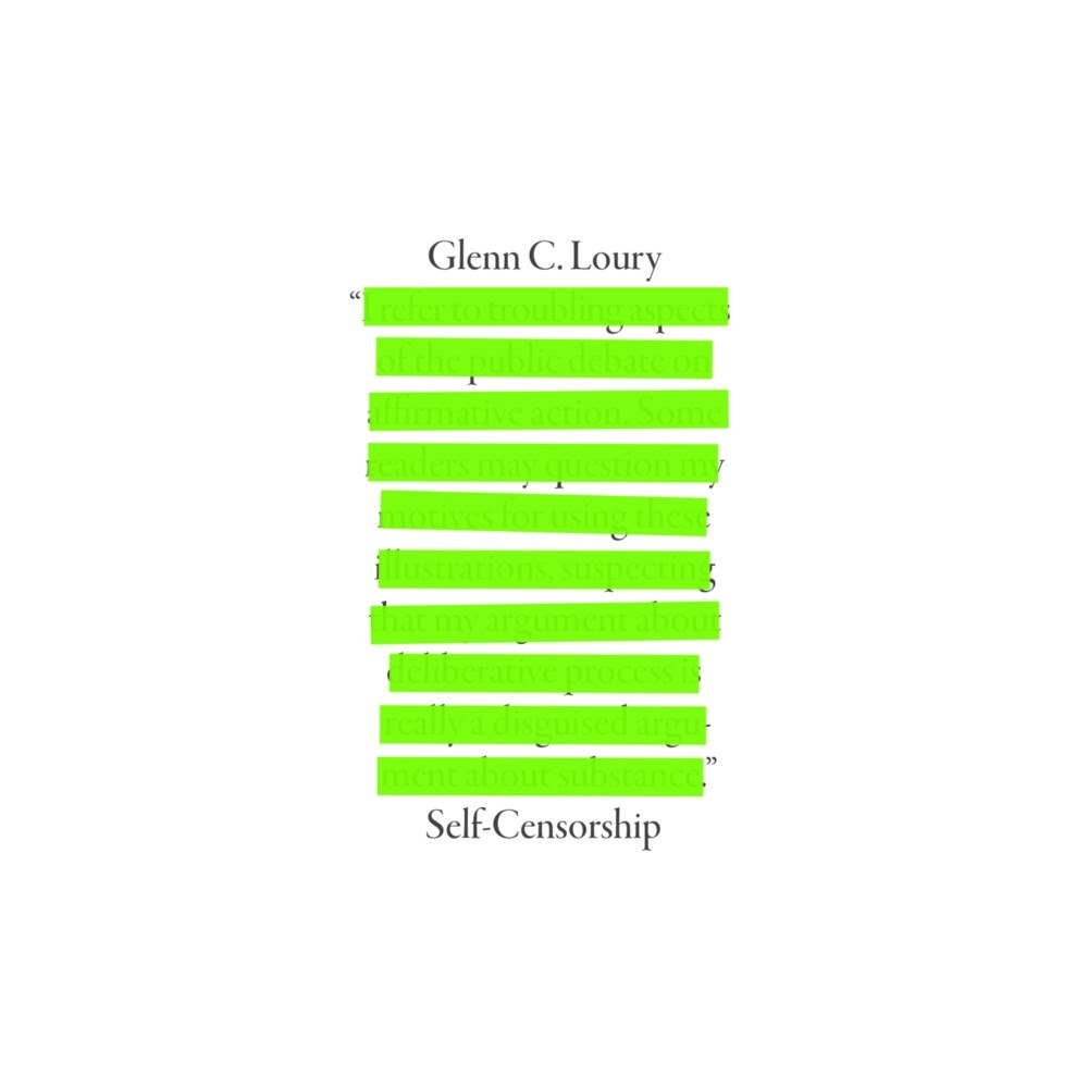 John Wiley And Sons Ltd Self-Censorship (inbunden, eng)