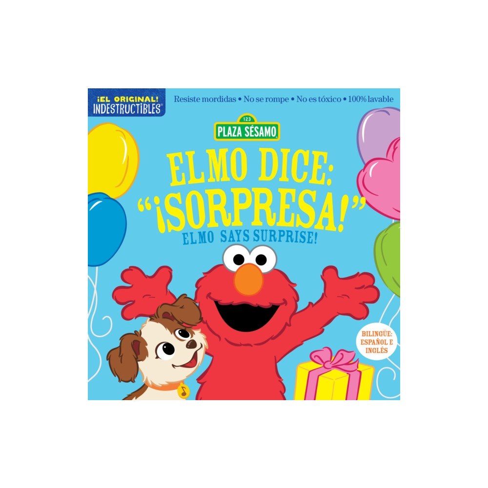 Workman Publishing Indestructibles: Sesame Street: Bilingual English/Spanish Elmo dice: ?Sorpresa! / Elmo Says Surprise! (häftad, eng)