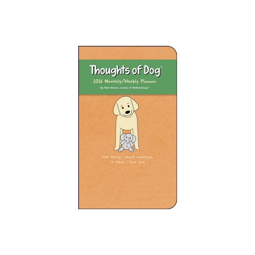 Andrews McMeel Publishing Thoughts of Dog 12-Month 2026 Weekly/Monthly Planner Calendar