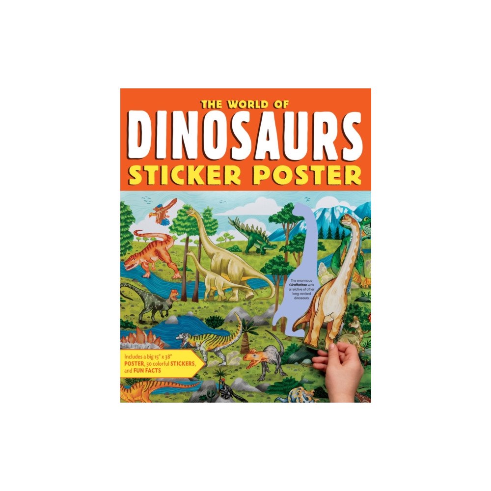 Workman Publishing The World of Dinosaurs Sticker Poster (häftad, eng)