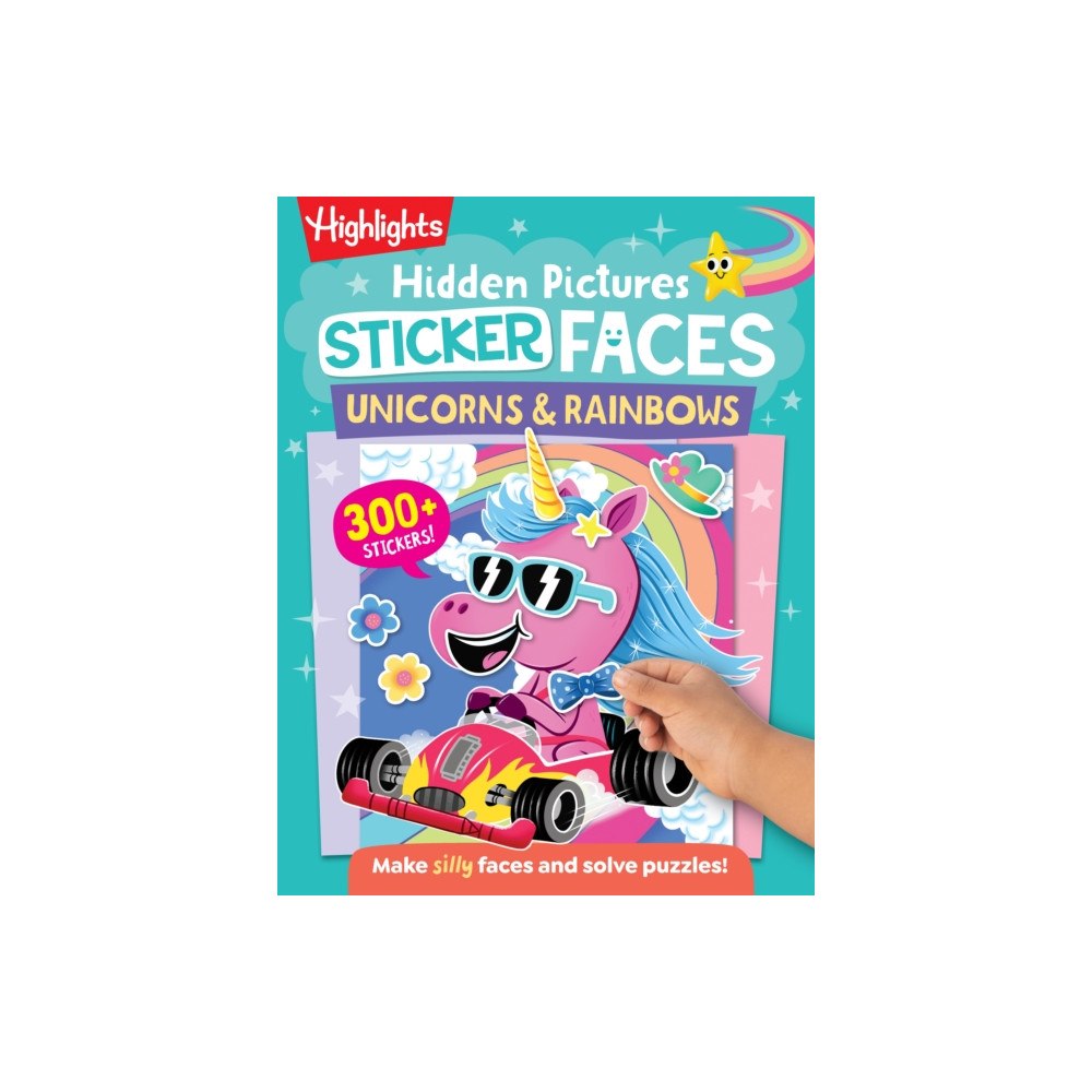 Highlights Press Hidden Pictures Sticker Faces: Unicorns & Rainbows (häftad, eng)