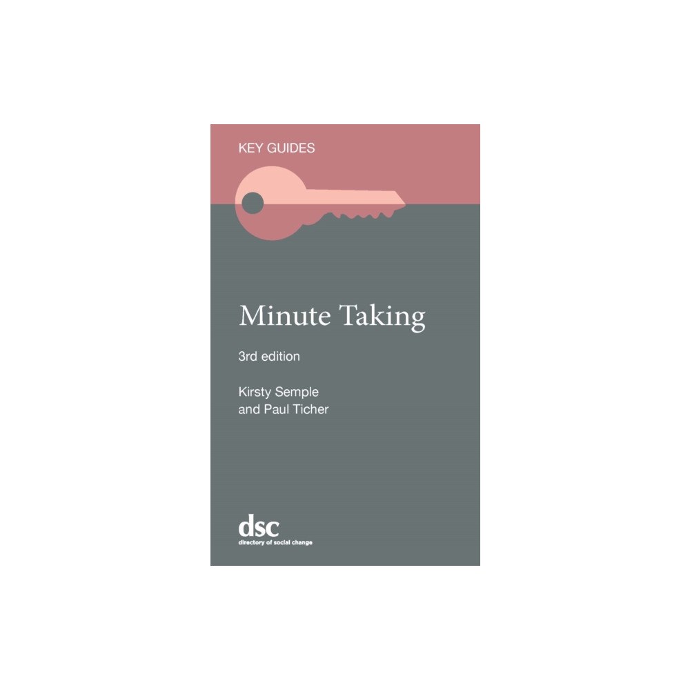 Directory of Social Change Minute Taking (häftad, eng)