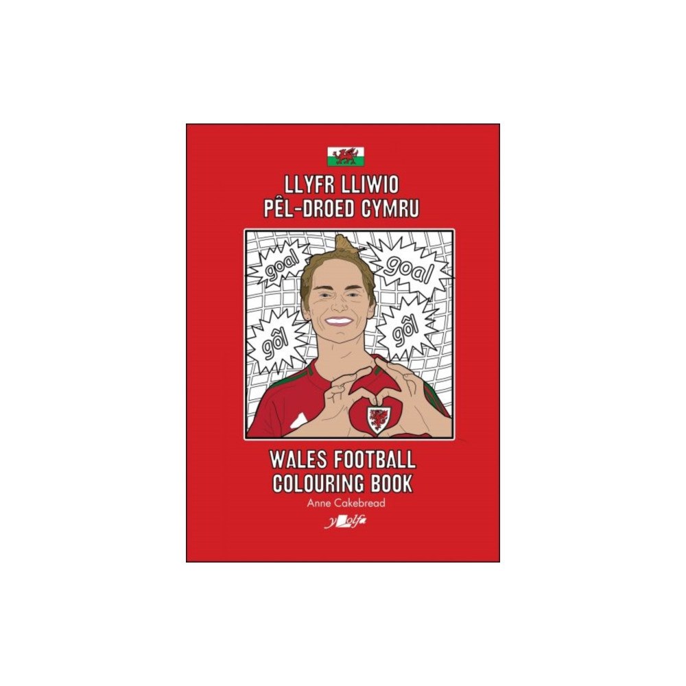 Y Lolfa Llyfr Lliwio Pel-droed Cymru | Wales Football Colouring Book  NEW EDITION (häftad, eng)