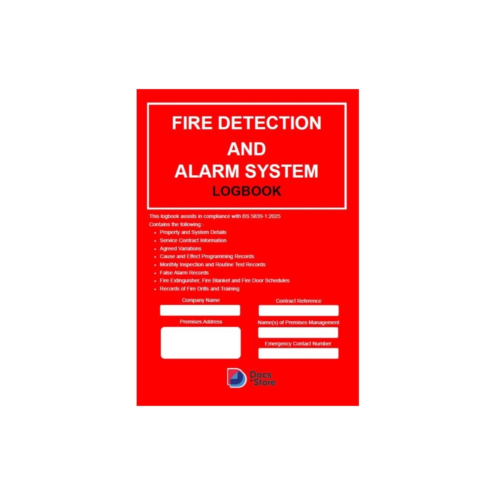 Independent Publishing Network Fire Detection and Alarm System Logbook (häftad, eng)
