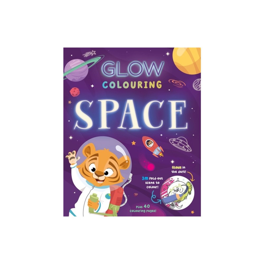 Bonnier Books Ltd Glow Colouring: Space (häftad, eng)