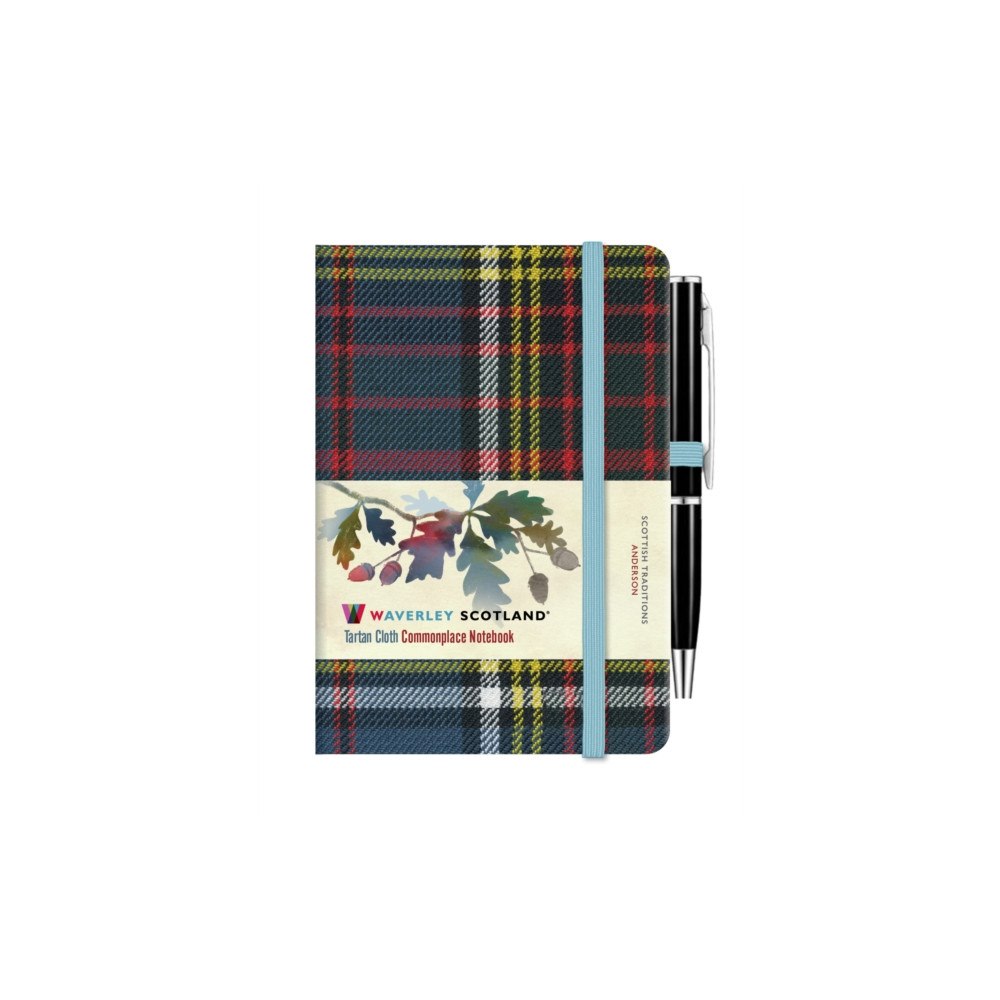 The Gresham Publishing Co. Ltd Waverley Anderson Tartan cloth mini notebook with pen (inbunden, eng)