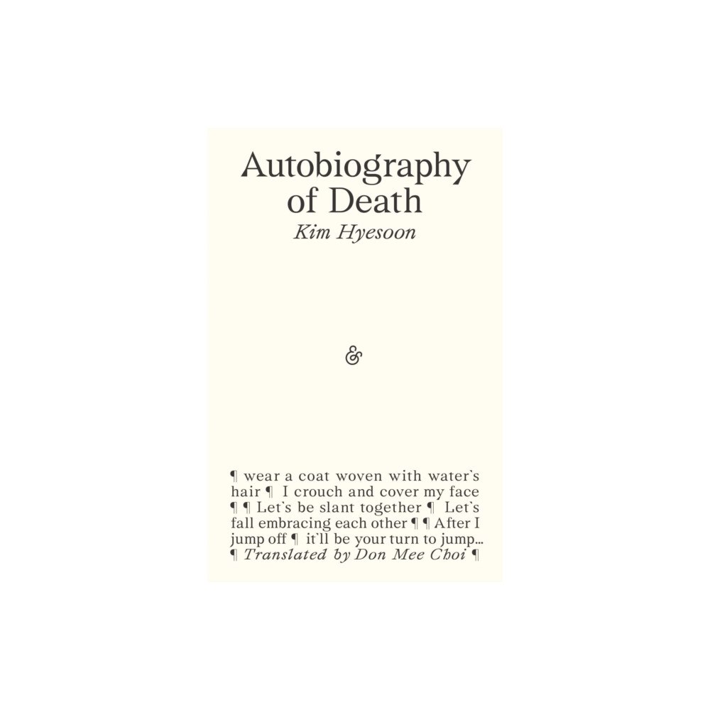 And Other Stories Autobiography of Death (häftad, eng)