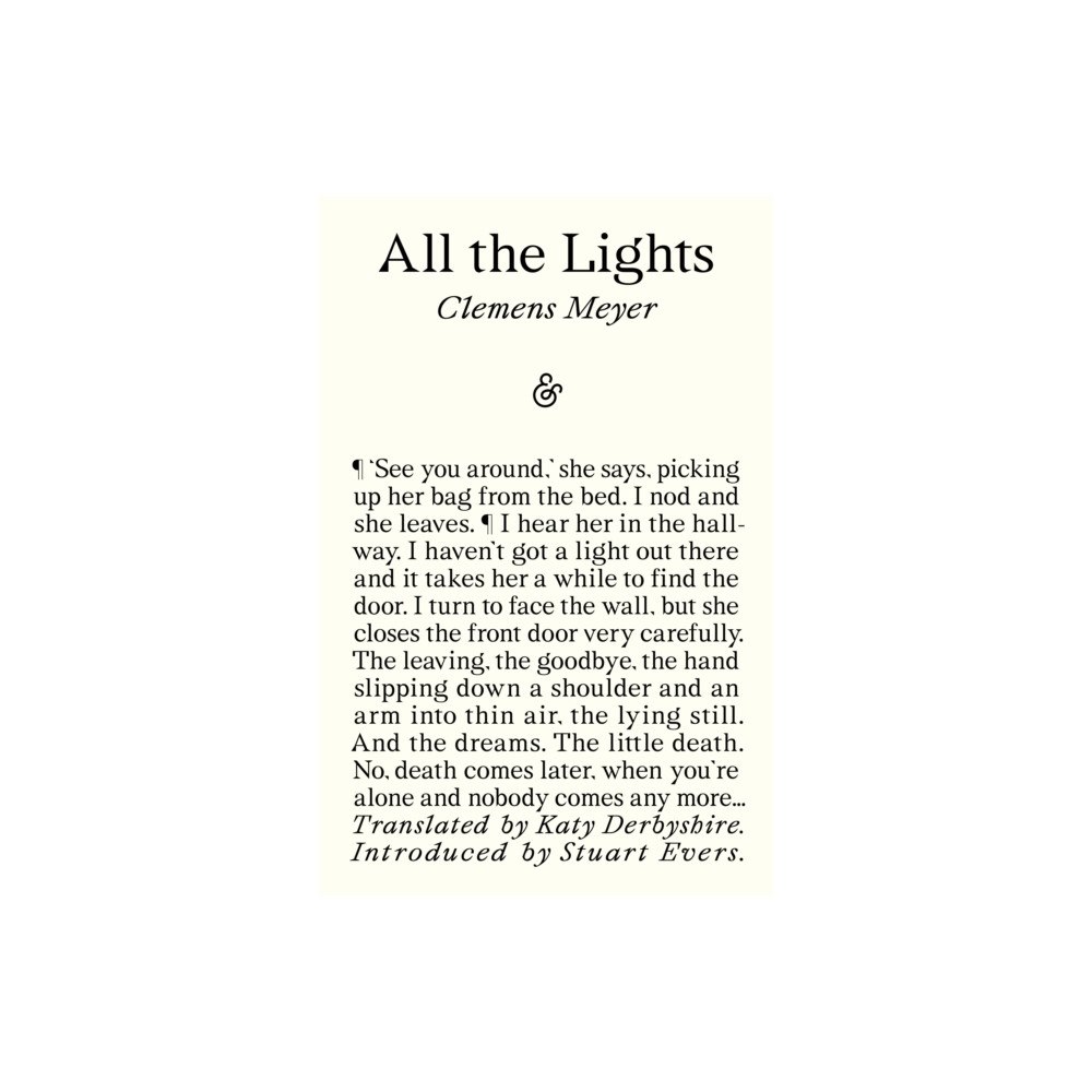 And Other Stories All The Lights (häftad, eng)