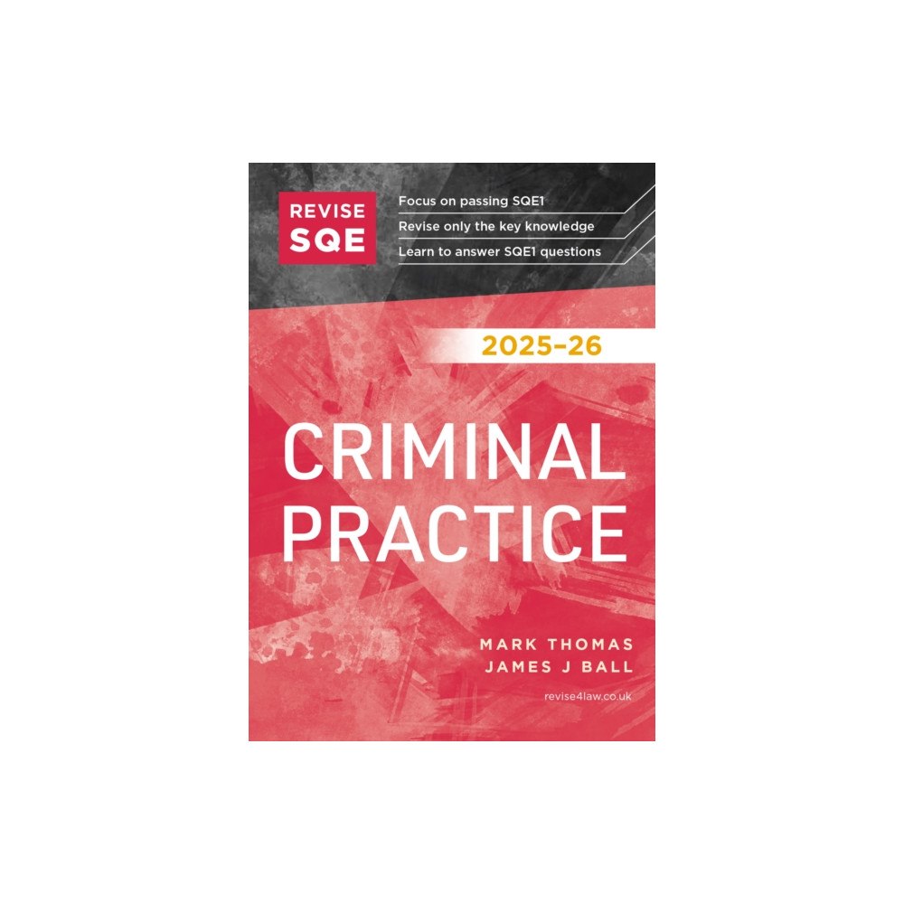 Fink Publishing Ltd Revise SQE Criminal Practice 2025/26 (häftad, eng)