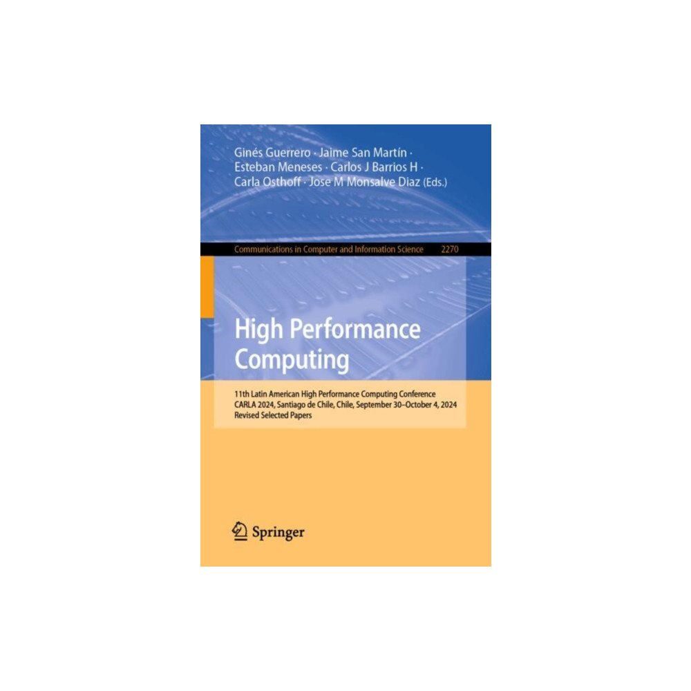 Springer International Publishing AG High Performance Computing (häftad, eng)