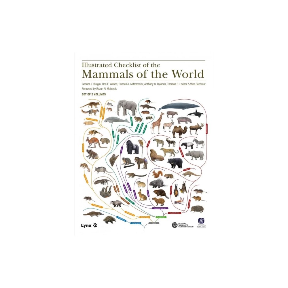 Alada Books, S.L. Illustrated Checklist of the Mammals of the World. 2 volums (inbunden, eng)
