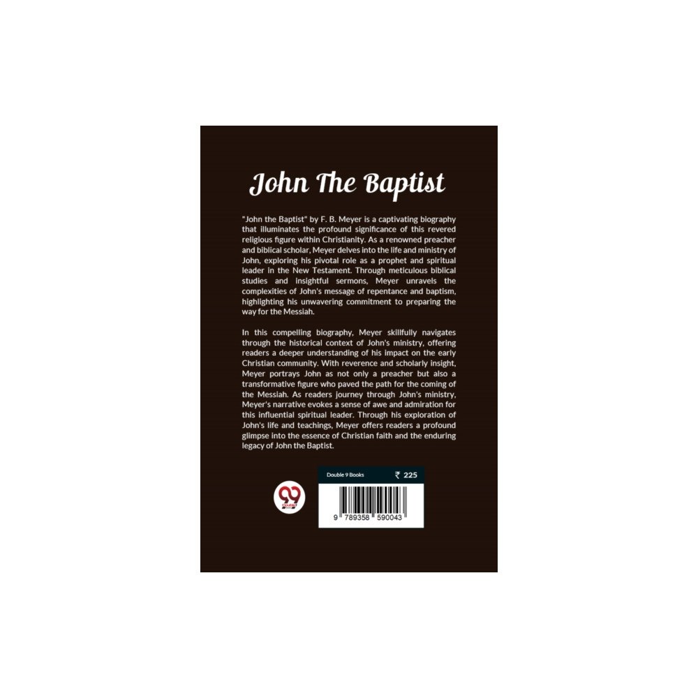 Double 9 Books John The Baptist (häftad, eng)