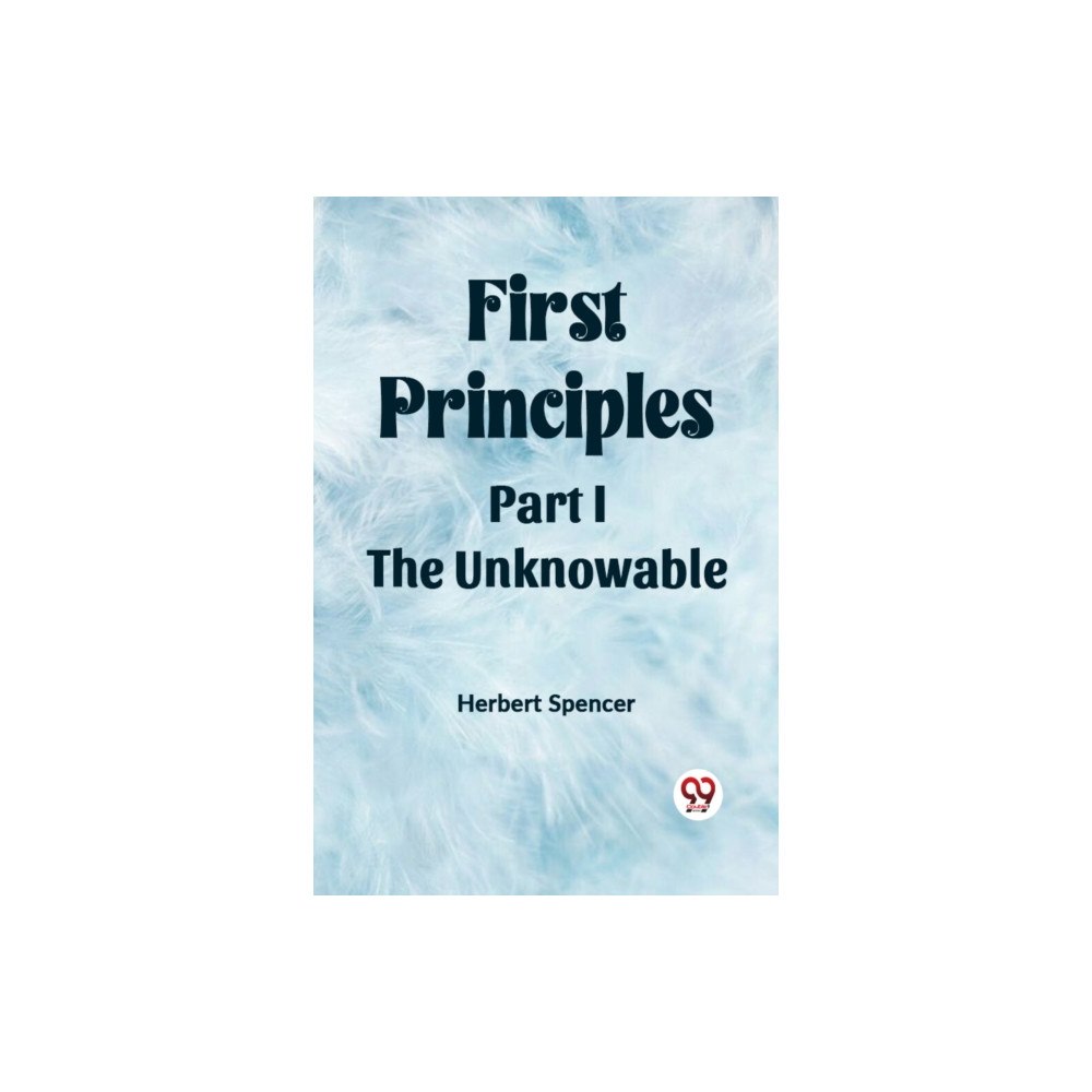 Double 9 Books First Principles Part I The Unknowable (häftad, eng)