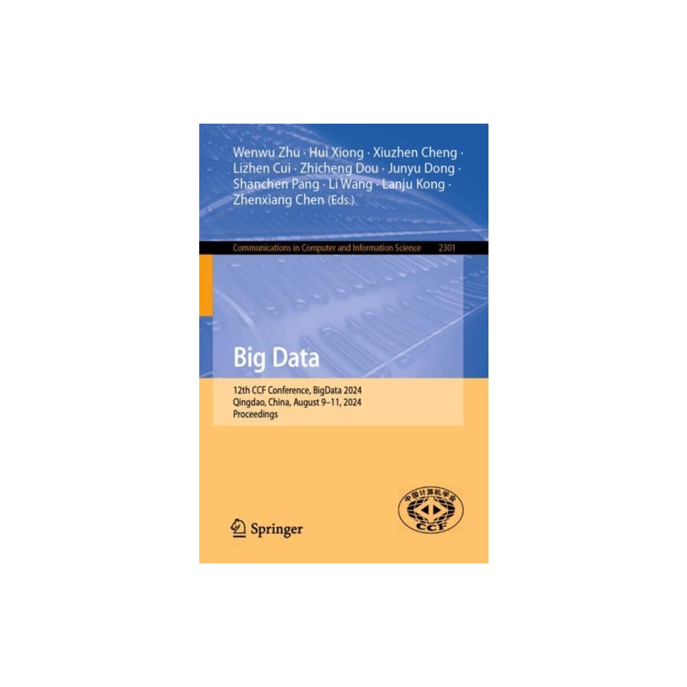 Springer Nature Switzerland AG Big Data (häftad, eng)