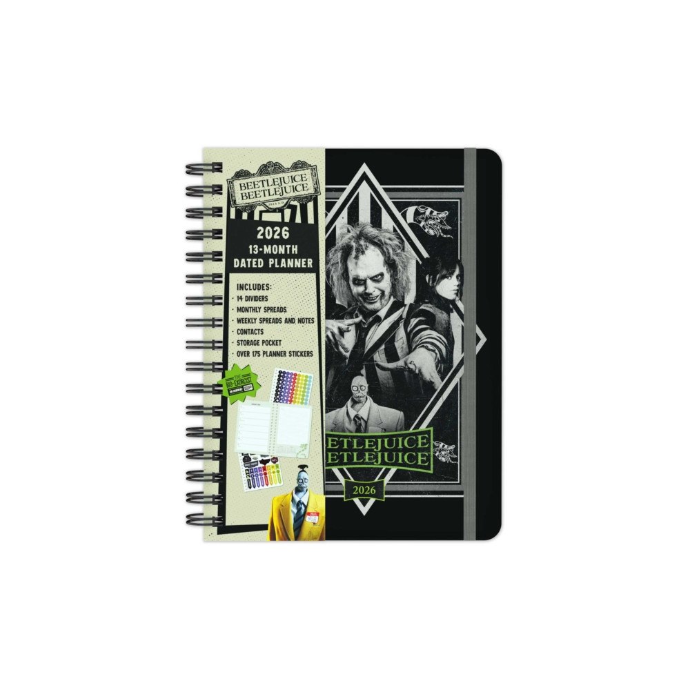Insight Editions 2026 Beetlejuice Beetlejuice 13-Month Weekly Planner (inbunden, eng)