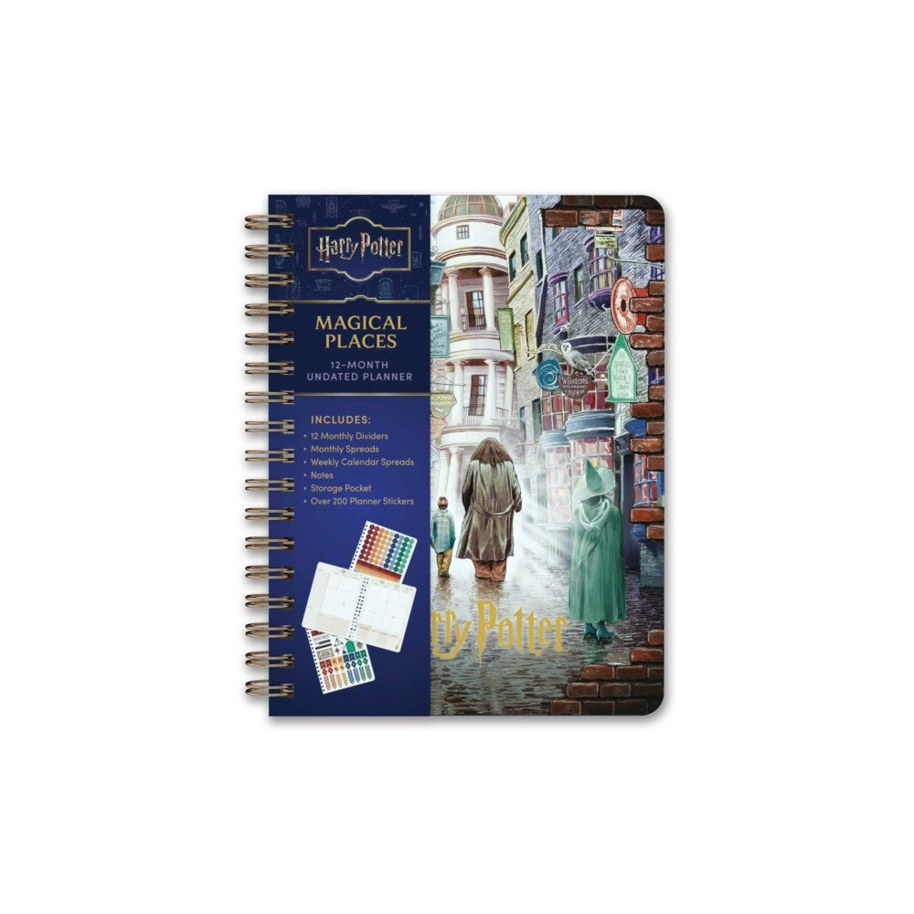 Insight Editions Harry Potter: Magical Places 12-Month Undated Planner (inbunden, eng)