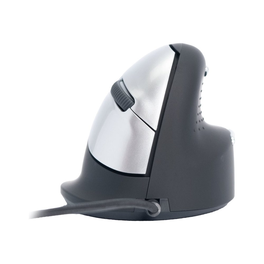 R-Go Tools B.V. R-Go Ergonomic mouse HE Break - mus - USB - svart/silver