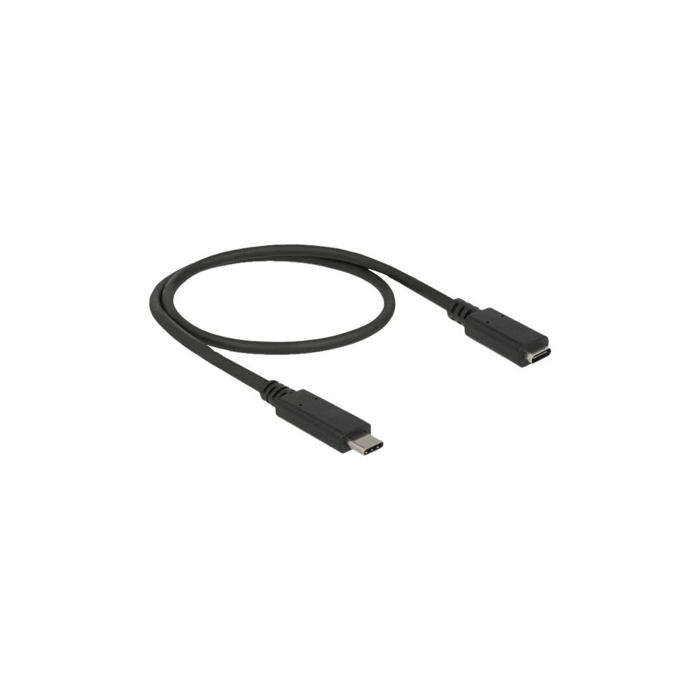 DeLOCK Delock - USB typ C-förlängningskabel - USB-C till USB-C - 50 cm