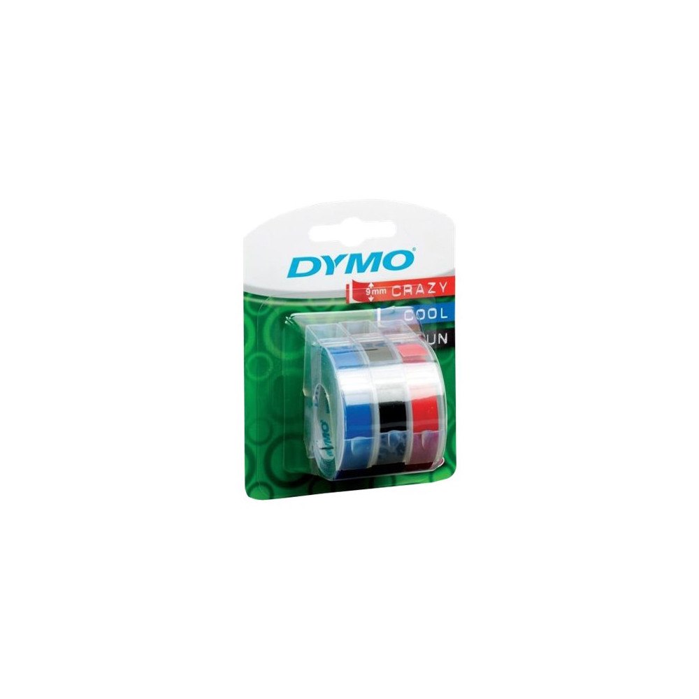 Newell Rubbermaid DYMO - 3D-bosseleringstejp - 3 rulle (rullar) - Rulle (0,9 cm x 3 m)