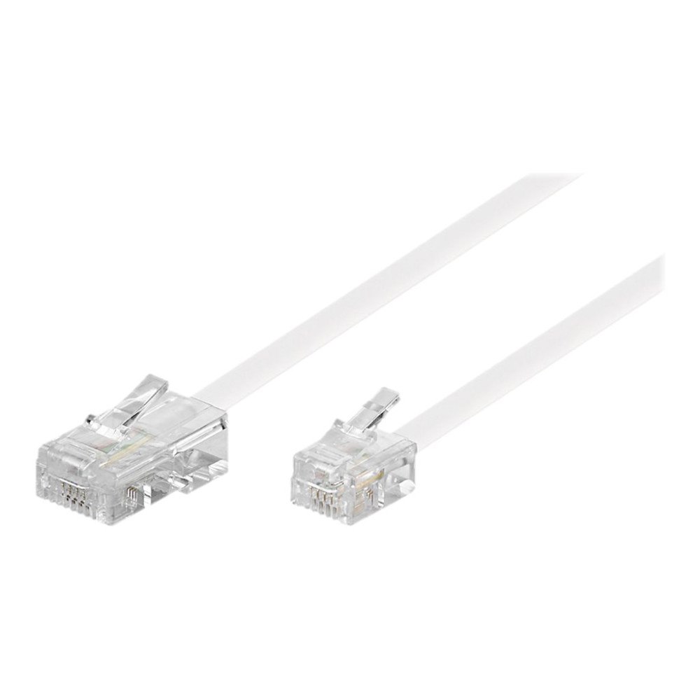 Goobay goobay telefonkabel - 3 m - vit