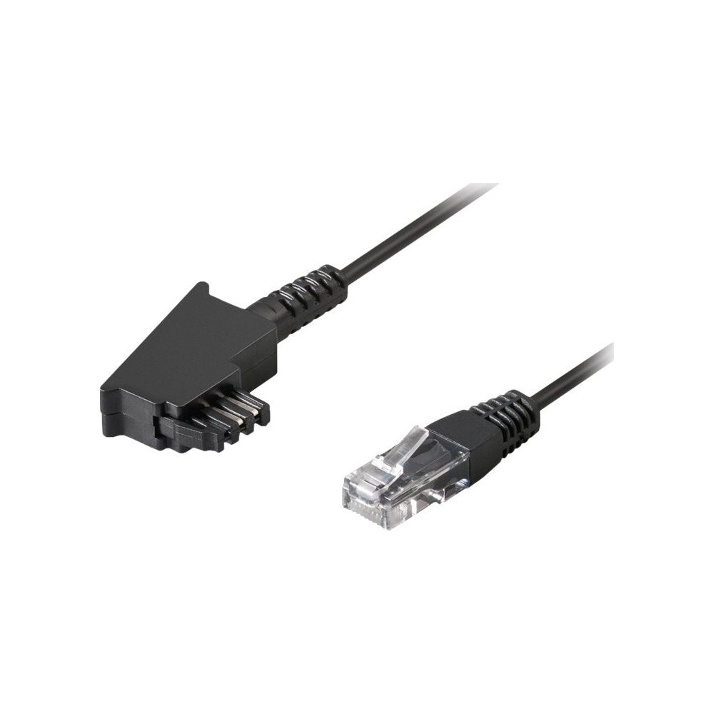 Goobay goobay telefonkabel - 1 m - svart