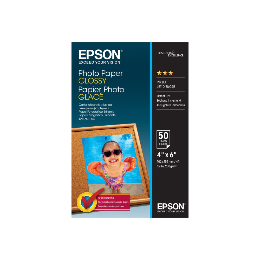 EPSON Epson - fotopapper - blank - 50 ark - 102 x 152 mm - 200 g/m²