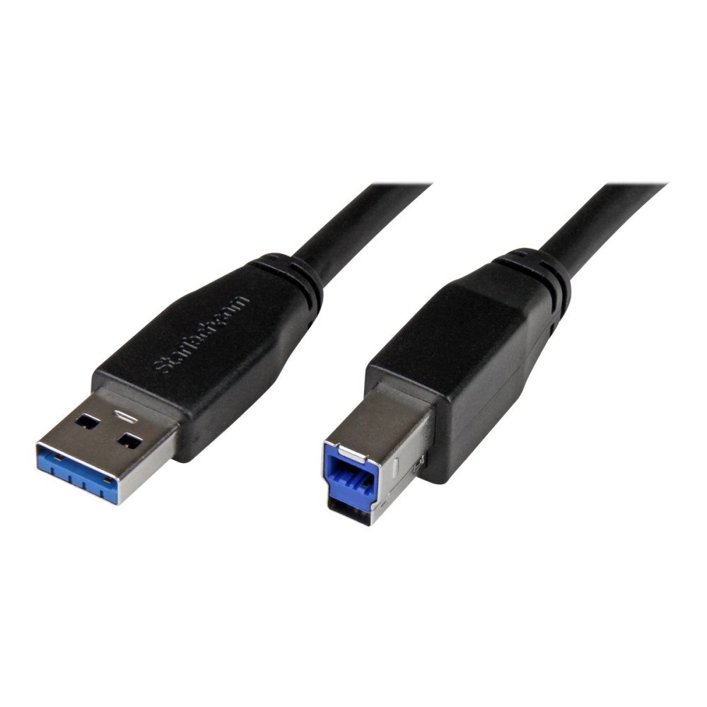 StarTech.com StarTech.com Aktiv USB 3.0 USB-A till USB-B-kabel - 5 m - USB-kabel - USB Type B till USB typ A - 5 m
