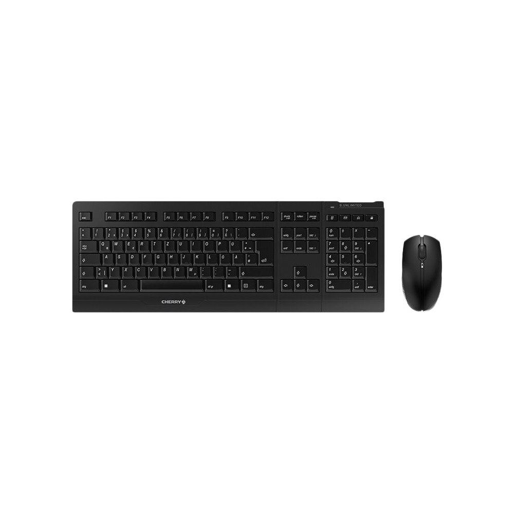 CHERRY CHERRY B.UNLIMITED 3.0 - sats med tangentbord och mus - tysk - svart Inmatningsenhet