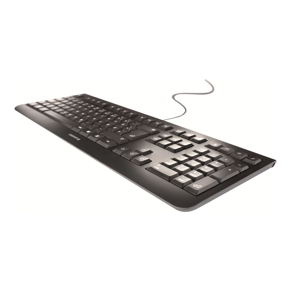 CHERRY CHERRY KC 1000 - tangentbord - Nordisk - svart Inmatningsenhet