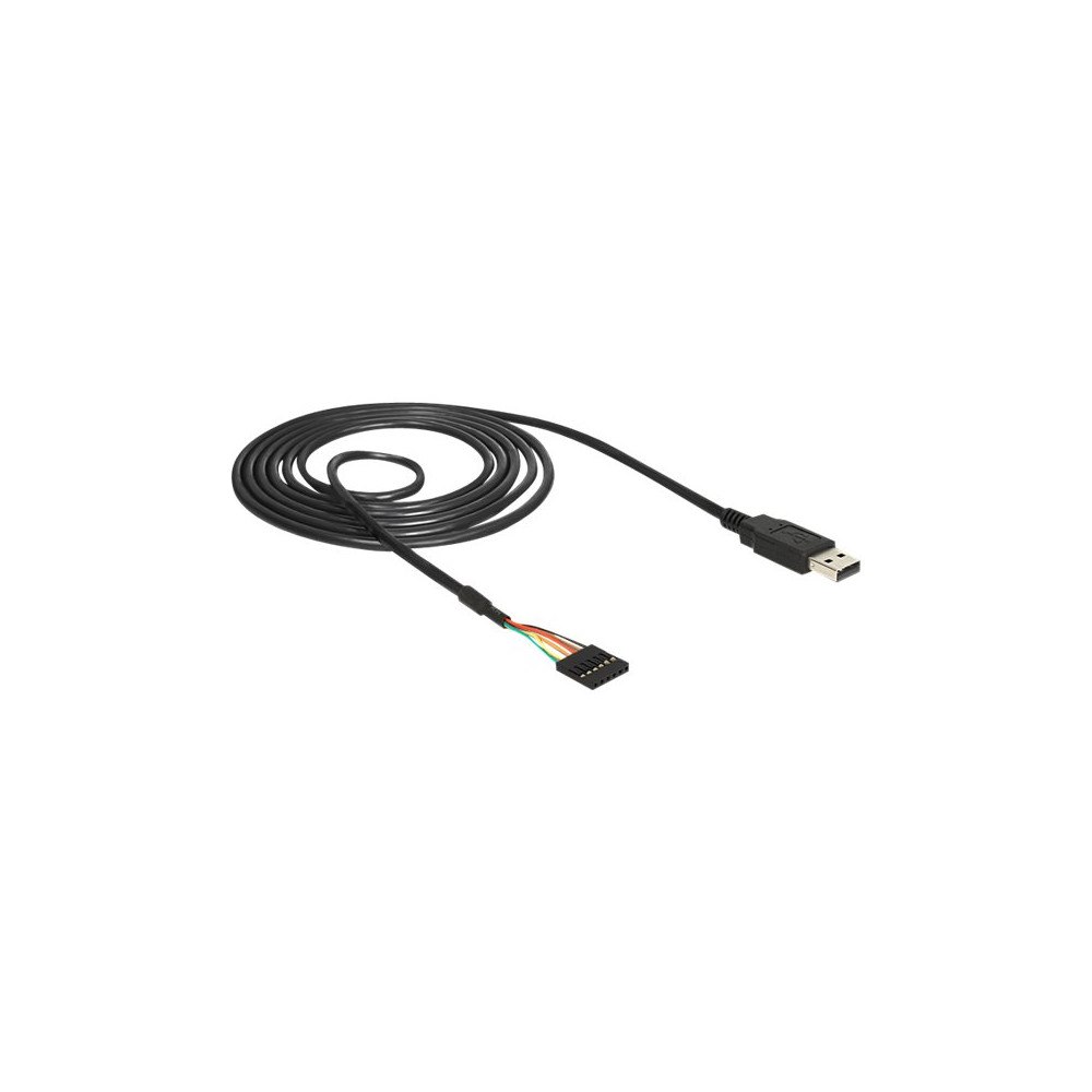 DeLOCK Delock Converter USB 2.0 > Serial-TTL 6 pin socket Pinheader 1.8 m (5 V) - seriell adapter - USB