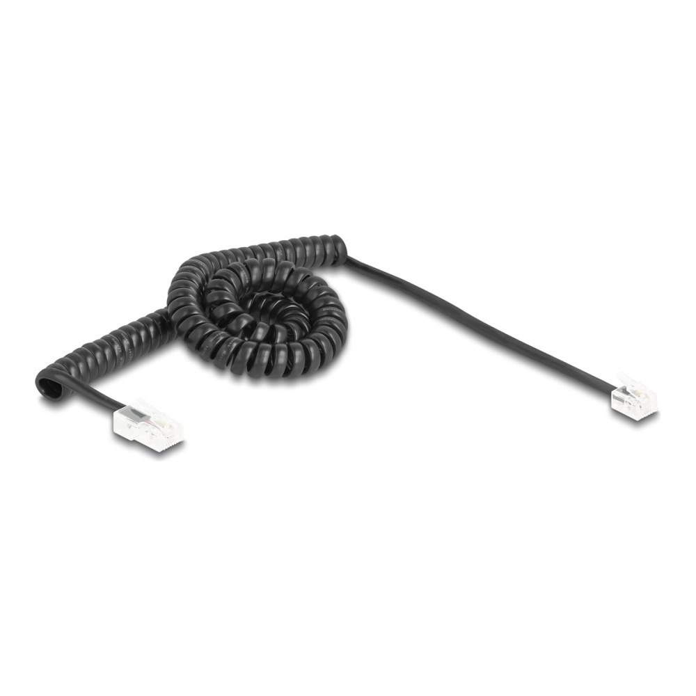 DeLOCK Delock telefonkabel - 3 m - svart
