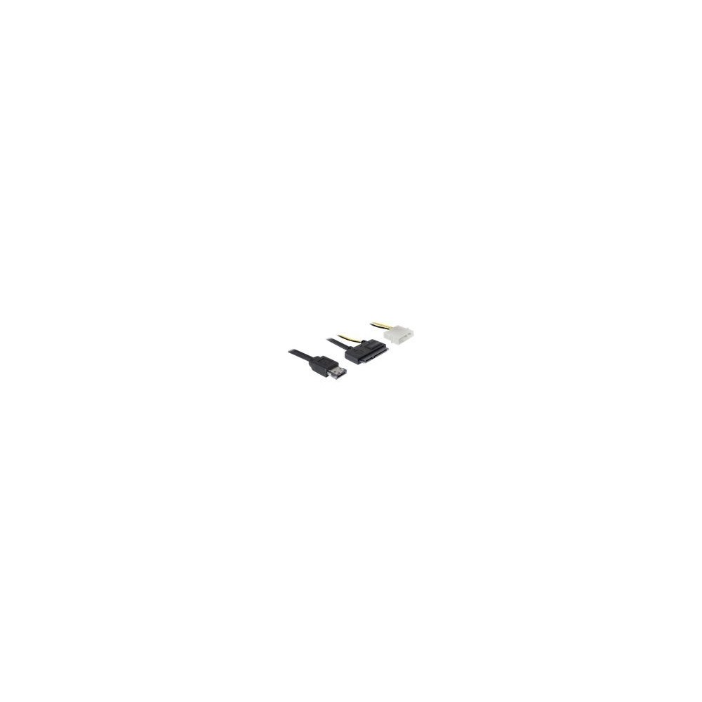 DeLOCK Delock Power Over eSATA cable - Power Over eSATA-kabel - 1 m