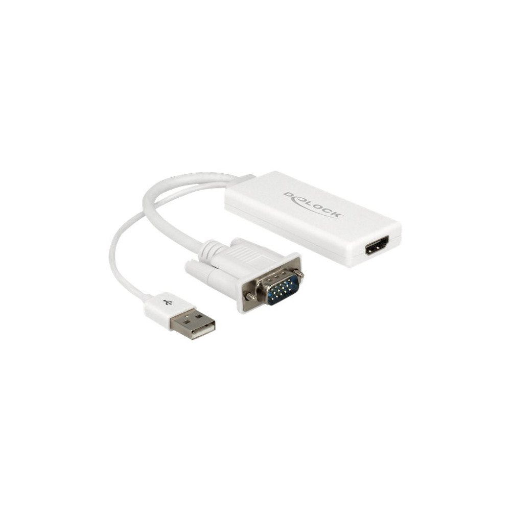 DeLOCK Delock adapter för video / ljud - HDMI / VGA / USB - 25 cm