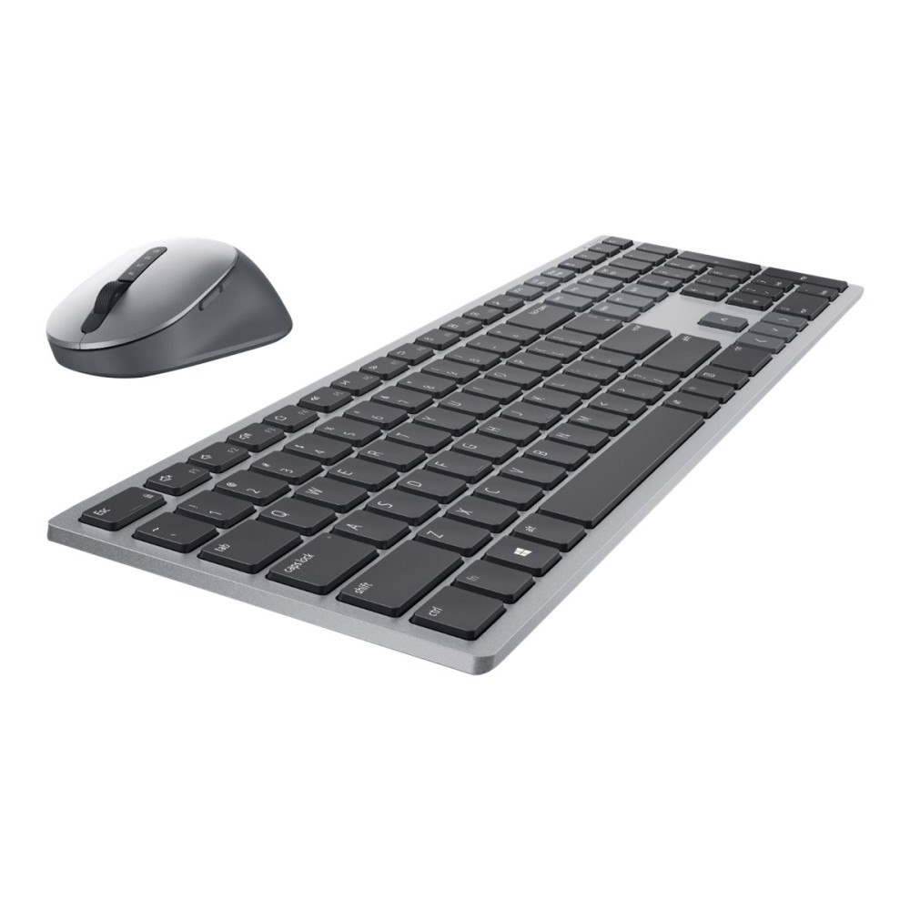 DELL Dell Pro Plus Keyboard and Mouse KM7321W - sats med tangentbord och mus - QWERTY - hela norden - Titan gray Inmatningsen...