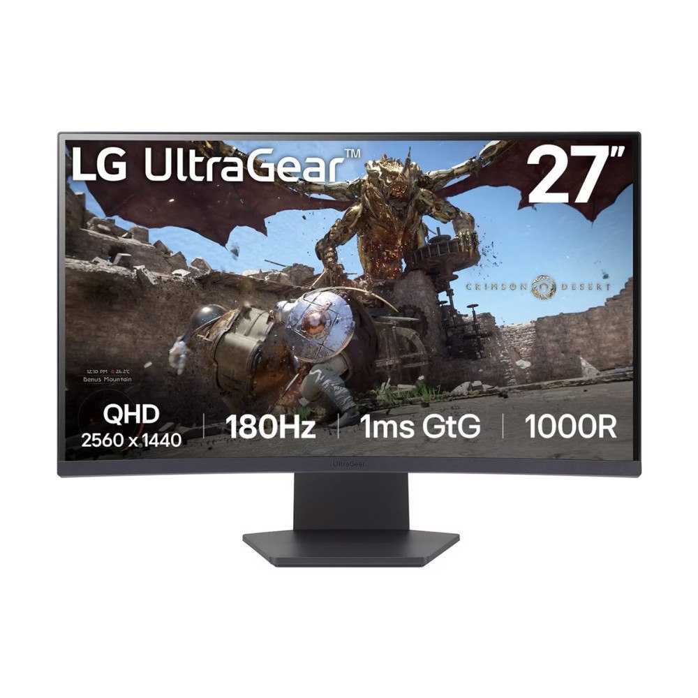 LG Electronics LG UltraGear 27GS60QX-B - LED-skärm - böjd - QHD - 27" - HDR