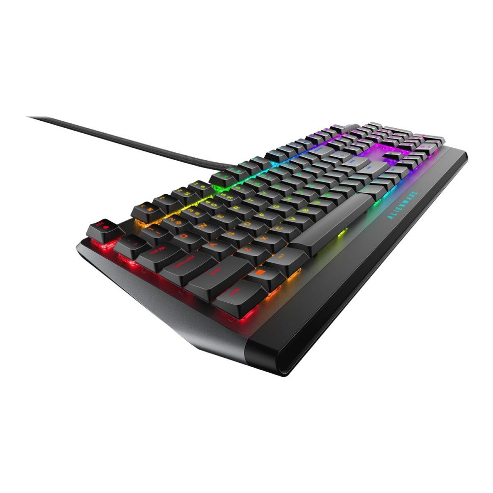 DELL Alienware AW510K - tangentbord - QWERTY - Amerikansk engelska - Dark Side of the Moon Inmatningsenhet
