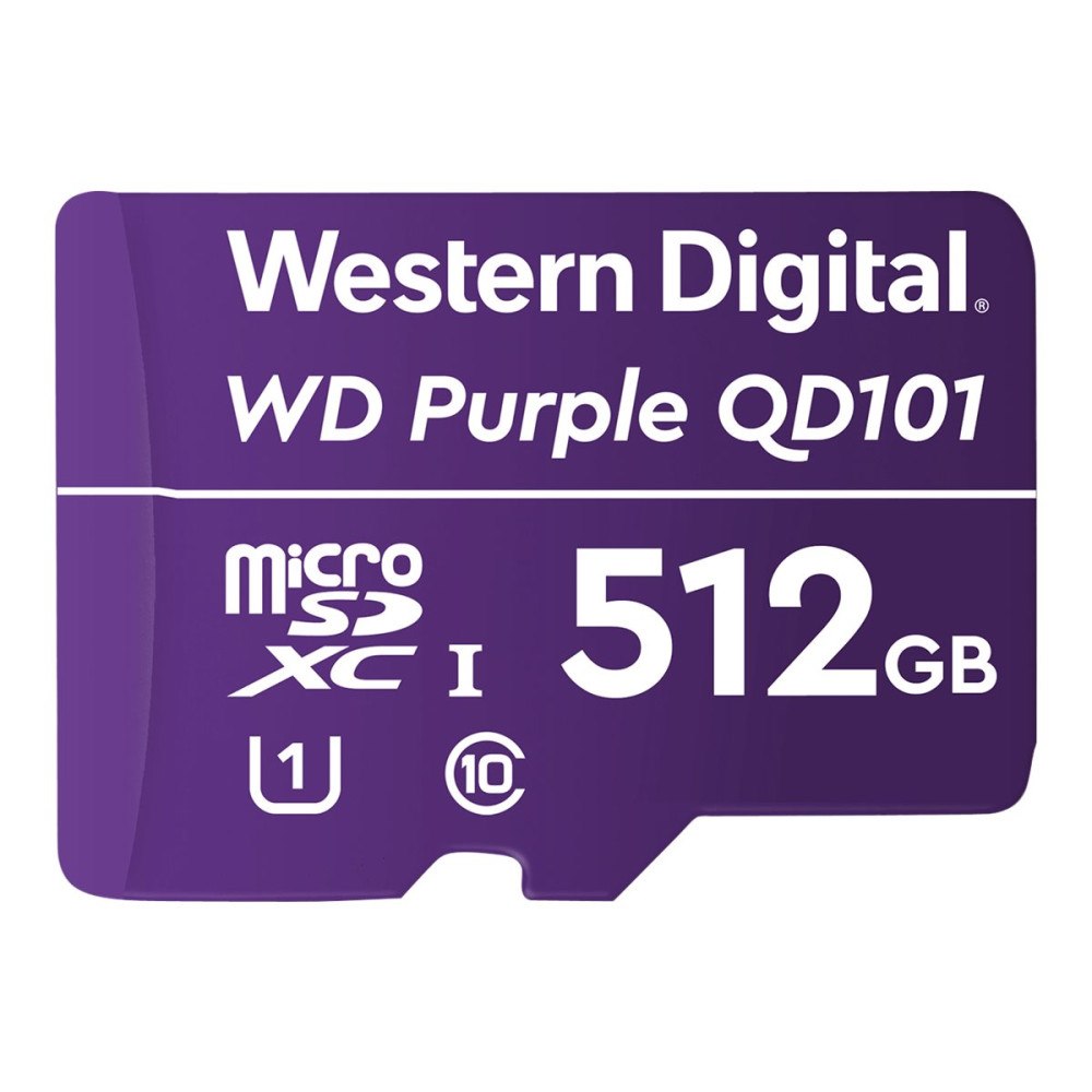 Western Digital WD Purple SC QD101 WDD512G1P0C - flash-minneskort - 512 GB - mikroSDXC UHS-I