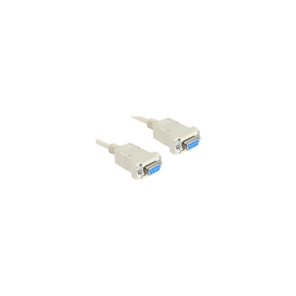 DeLOCK Delock - nollmodemkabel - DB-9 till DB-9 - 3 m
