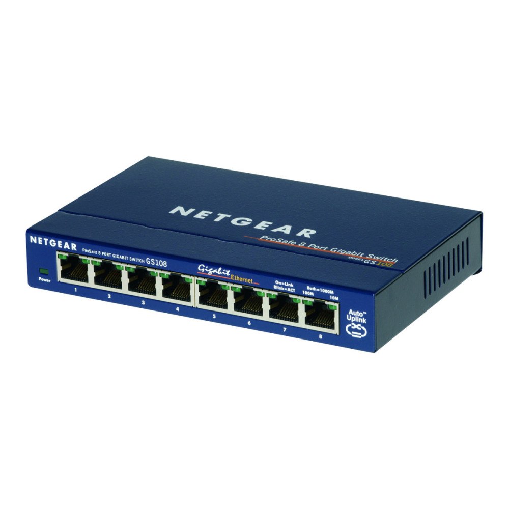 Netgear NETGEAR GS108 - switch - 8 portar