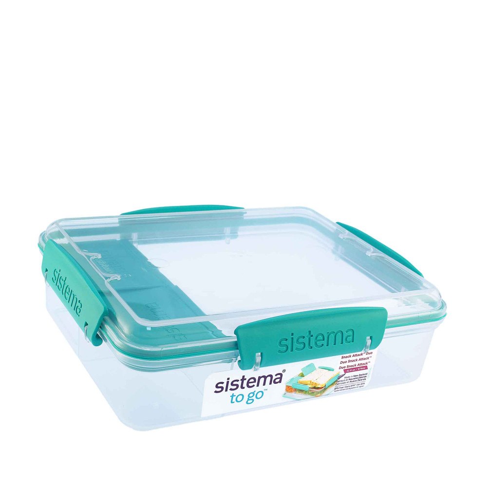 Sistema Sistema To Go Lunch Box Snack Attack Duo 975ml Mint