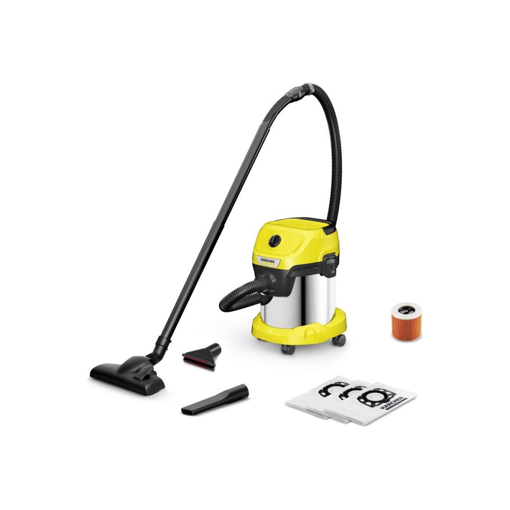 Kärcher Kärcher WD 3 S V-15/6/20 Home - dammsugare - med behållare - gul